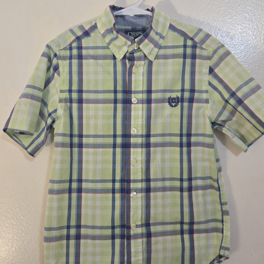 Chaps Green Plaid Men's Shirt